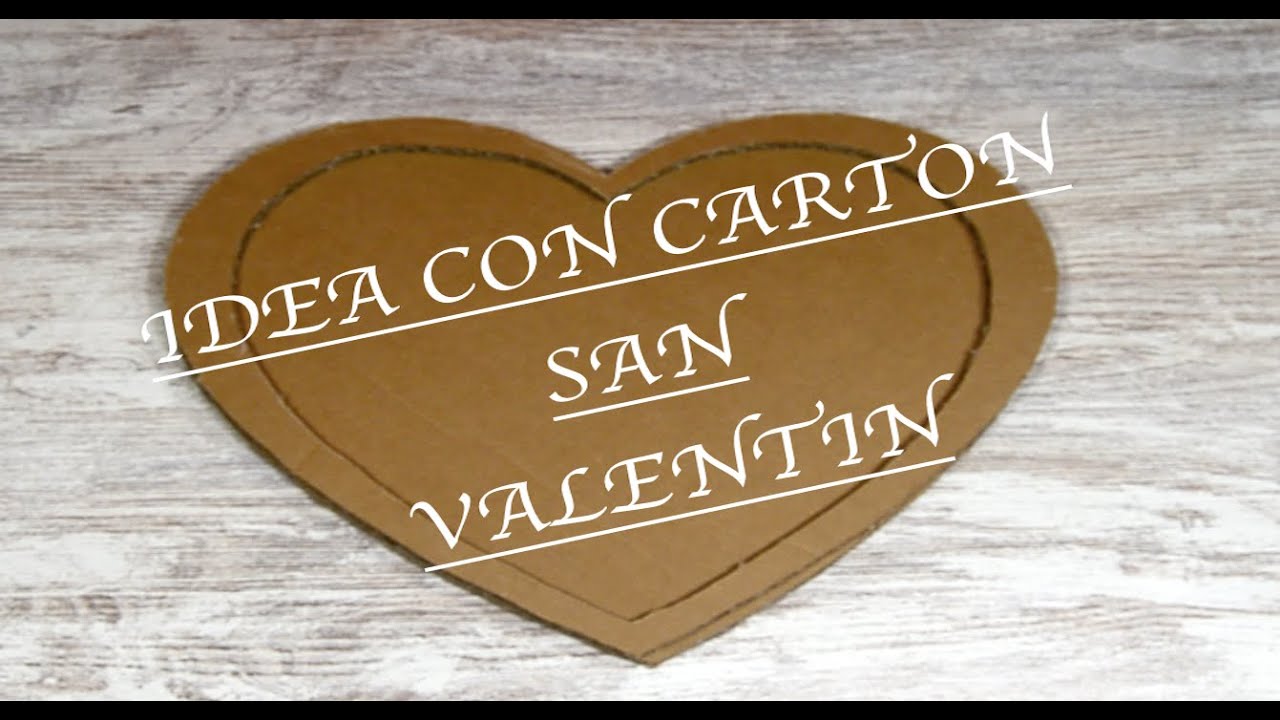 💞SAN VALENTÍN 💞 MARCO PARA FOTOS DE CARTON RECICLADO👍🏼
