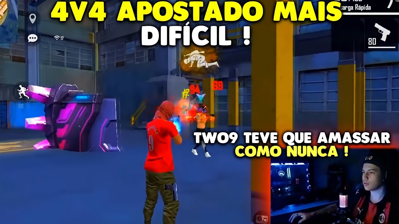TWO9 JOGOU O 4v4 APOSTADO MAIS DIFICIL DE TODOS - MOSTROU POR QUE E O MELHOR DO MUNDO !
