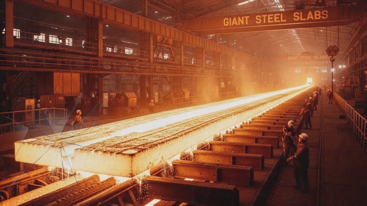 The GIANT Steel Process Turning Scrap Metal Into Heavy Slabs