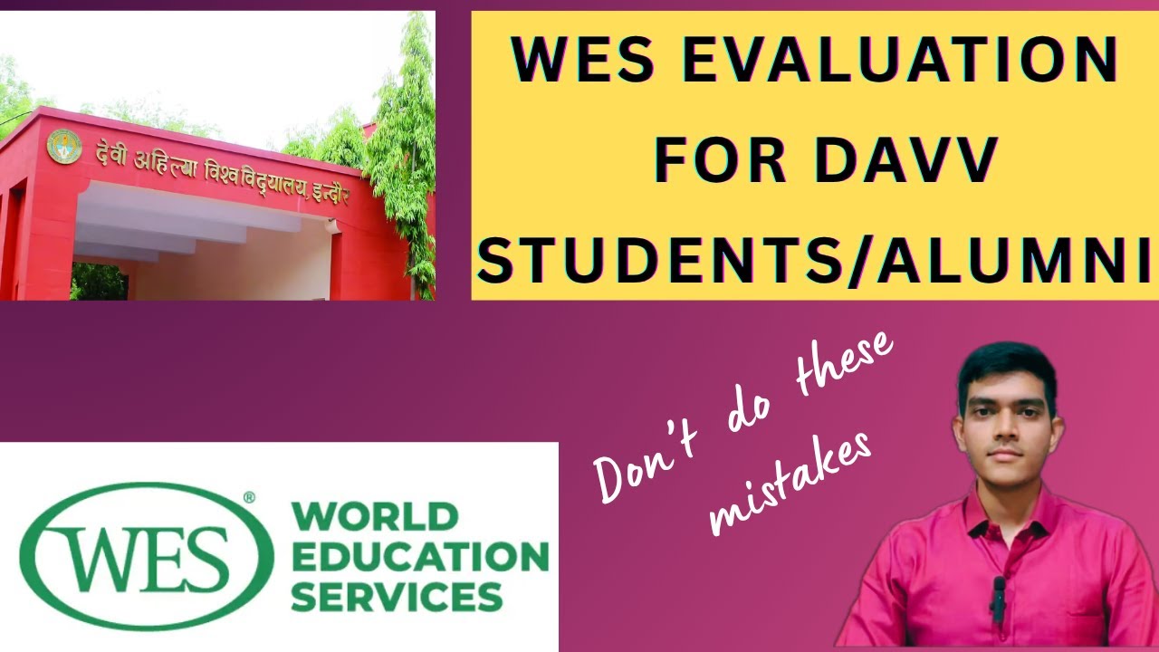 WES EVALUATION for DAVV Students/Alumni