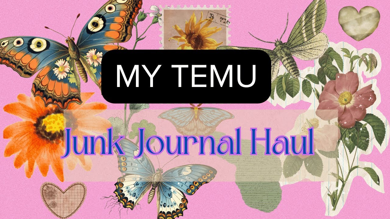 My Favorite Temu Ephemera Finds | Vintage Stickers, Papers & Journaling Supplies Haul