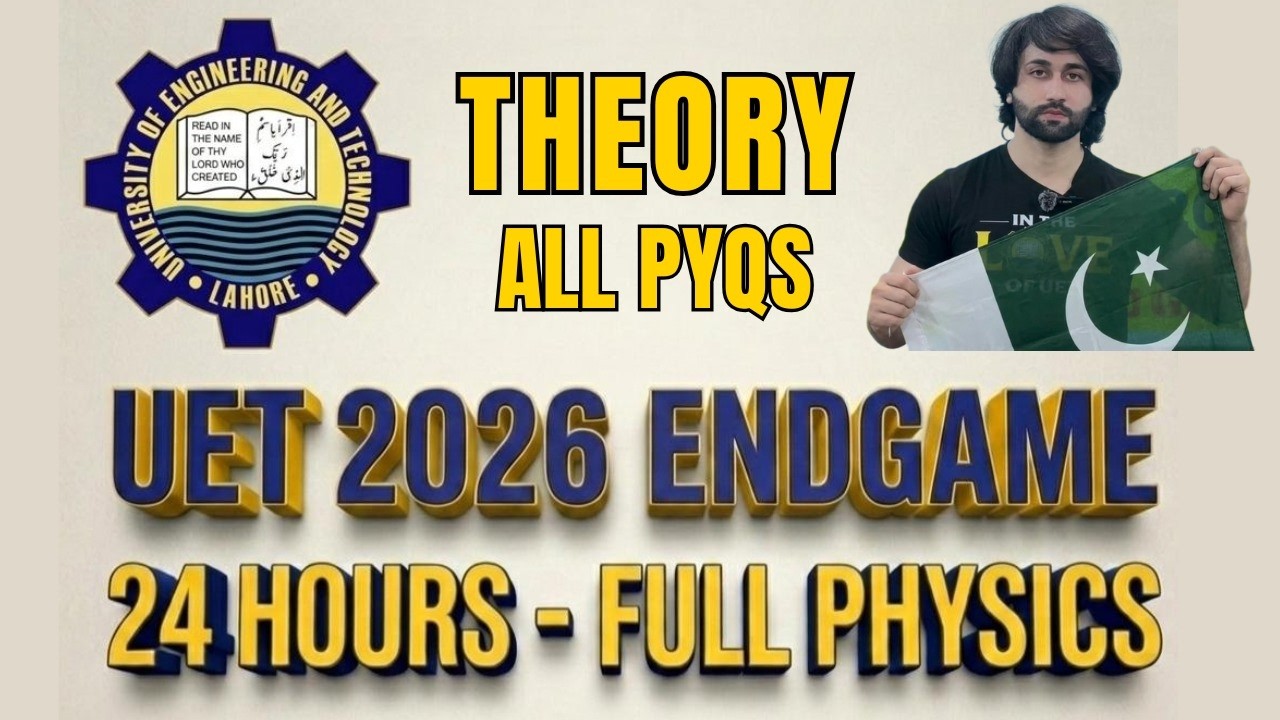UET ECAT Physics EndGame 2026 I UET ECAT Physics Past Papers I UET ECAT Test Preparation 2026 I UET