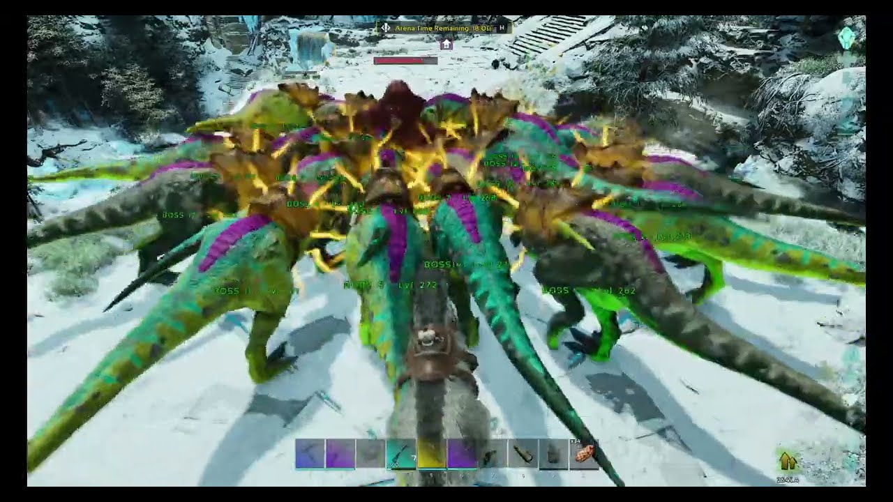 0 Mutation's! ASA The Island Official PVE Boss Fight - Megapithecus Gamma, Beta an Alpha.