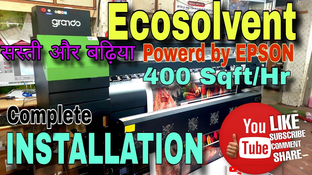 Ecosolvent i3200 Printer | Full Review, Setup, and Printing Guide 2025  #installation 