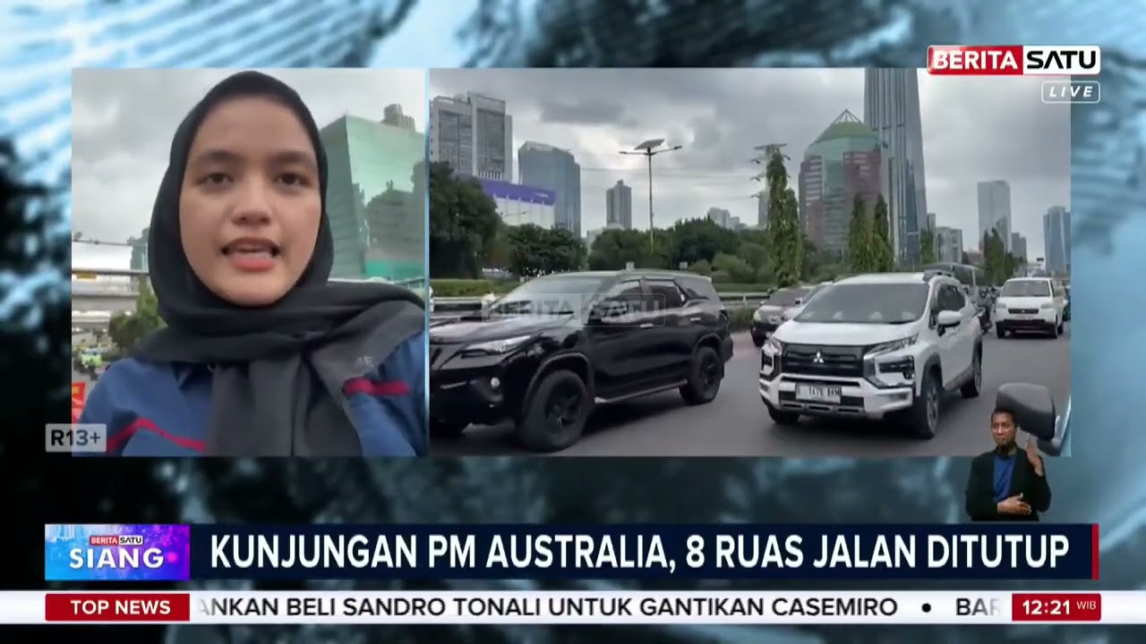 PM Australia Datang, 8 Jalan Protokol Jakarta Ditutup Sementara! #beritasatu