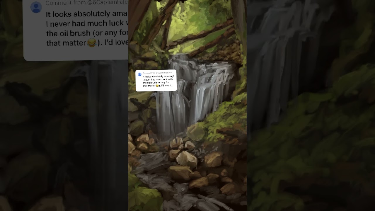 How to use the Oil brush in Procreate - Quick tips! #art #tutorial #digitalpainting #digitalart
