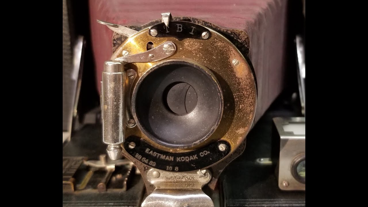 No. 3A Kodak Folding Brownie Shutter Cleaning