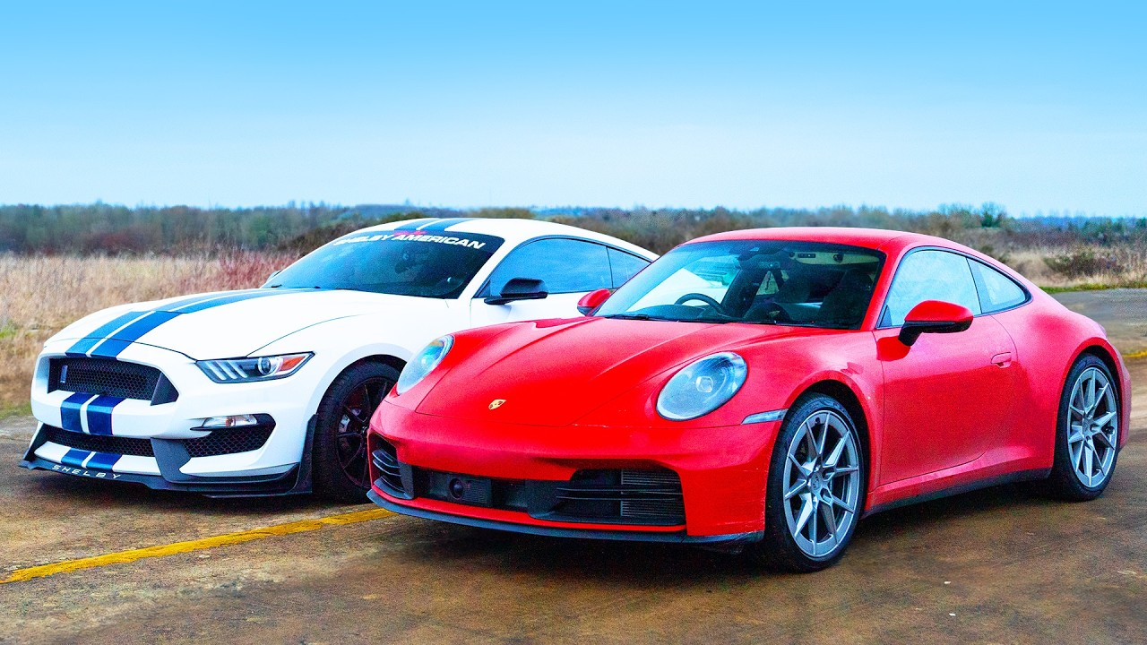 Nowe Porsche 911 v Shelby GT 350: WYŚCIG