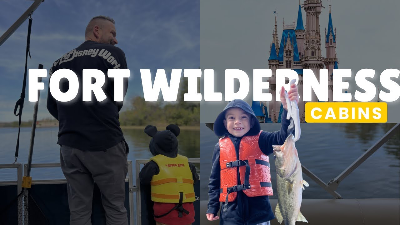 Disney World Cabin Stay + Bass Fishing on Bay Lake! | Fort Wilderness Family Vlog