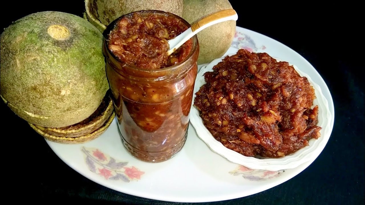 Tok Jhal Misti Kodbel Achar | কদবেলের টক ঝাল মিষ্টি আচার | Sweet & Sour Wood Apple Pickles
