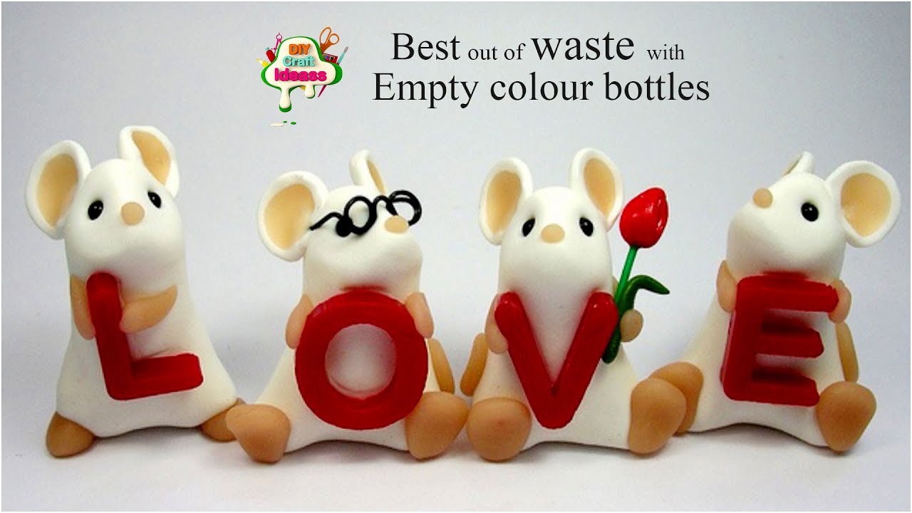 Best out of waste bottle| rats love craft idea with empty color bottles | Arush diy craft ideas
