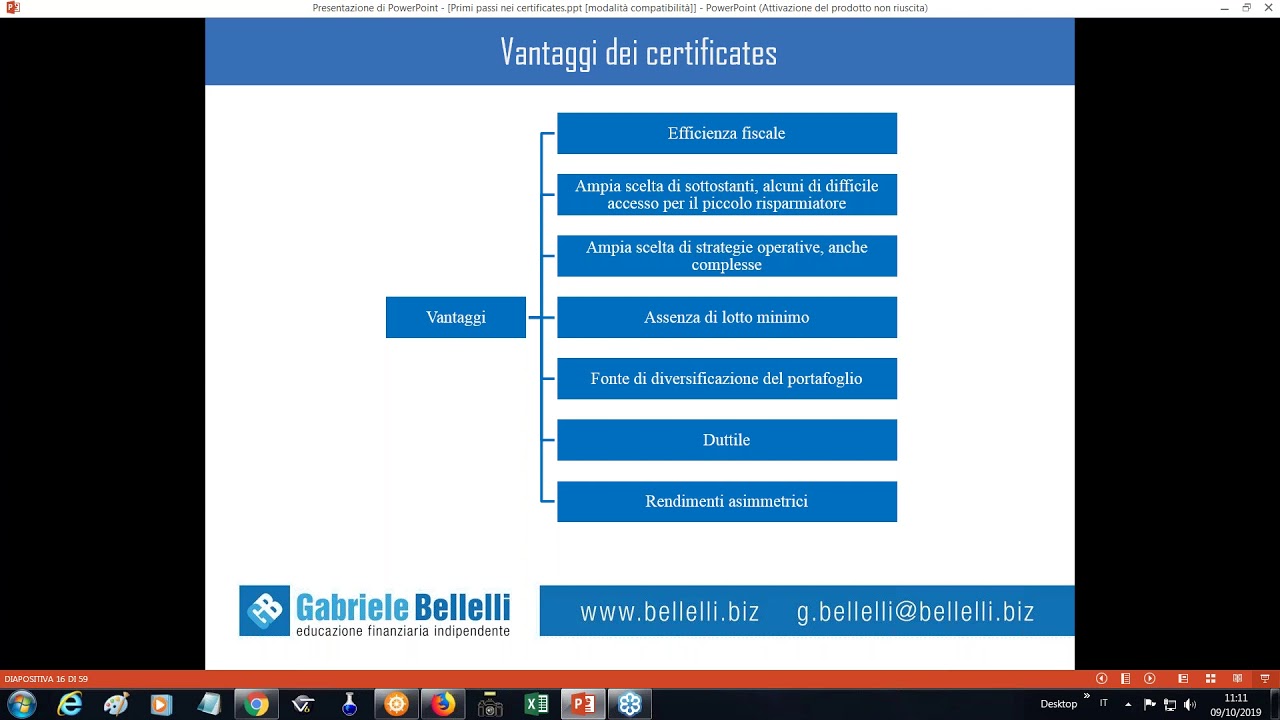 Primi passi nei certificates con Gabriele Bellelli - Primo appuntamento