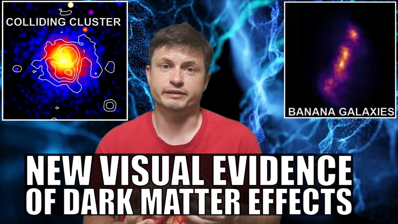 Visual Evidence of Dark Matter From Banana Galaxies and Cluster Collisions
