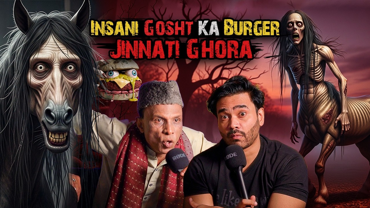 Insani Gosht Ka Burger | Jinnati Ghora | Ahmed Khan Podcast