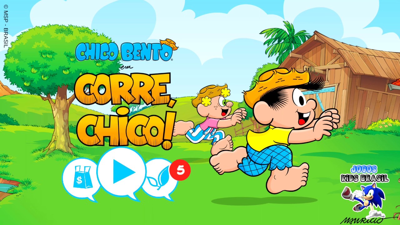 Corre Chico Bento !! - Jogos da Turma da mônica - Mundo Toy Kids