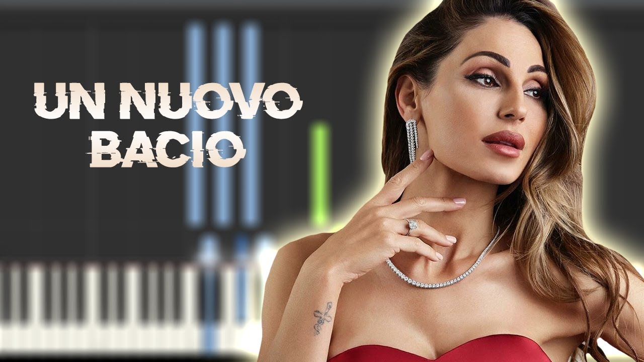 Anna Tatangelo - Un nuovo bacio | Instrumental Piano Tutorial / Partitura / Karaoke / MIDI