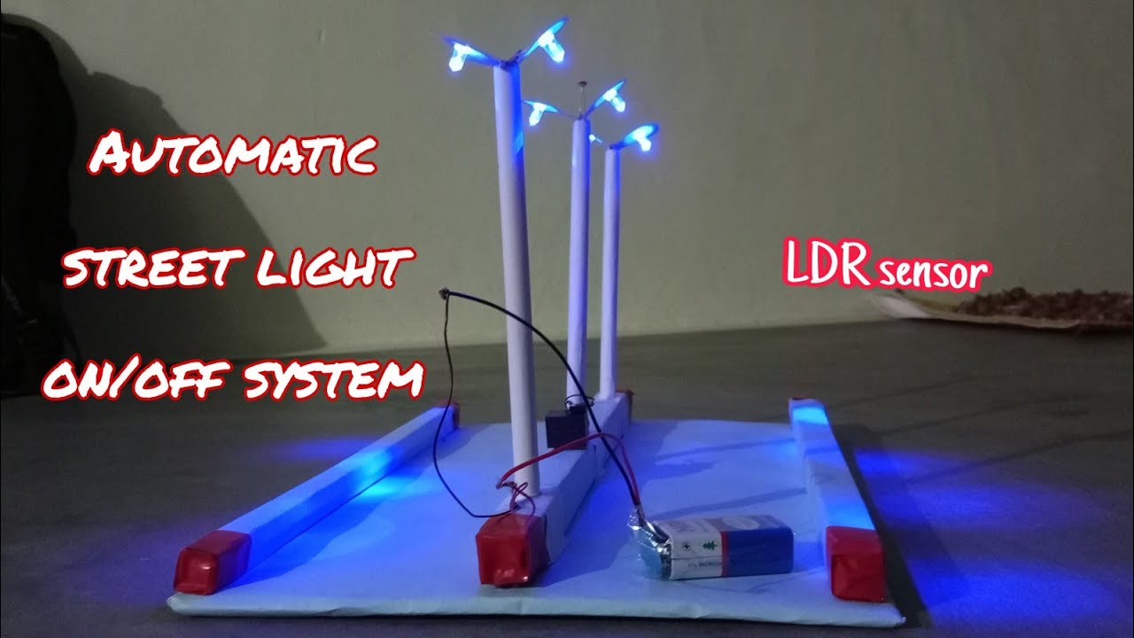How to make Automatic street light on/off system by using LDR sensor ||Best science project in Tamil
