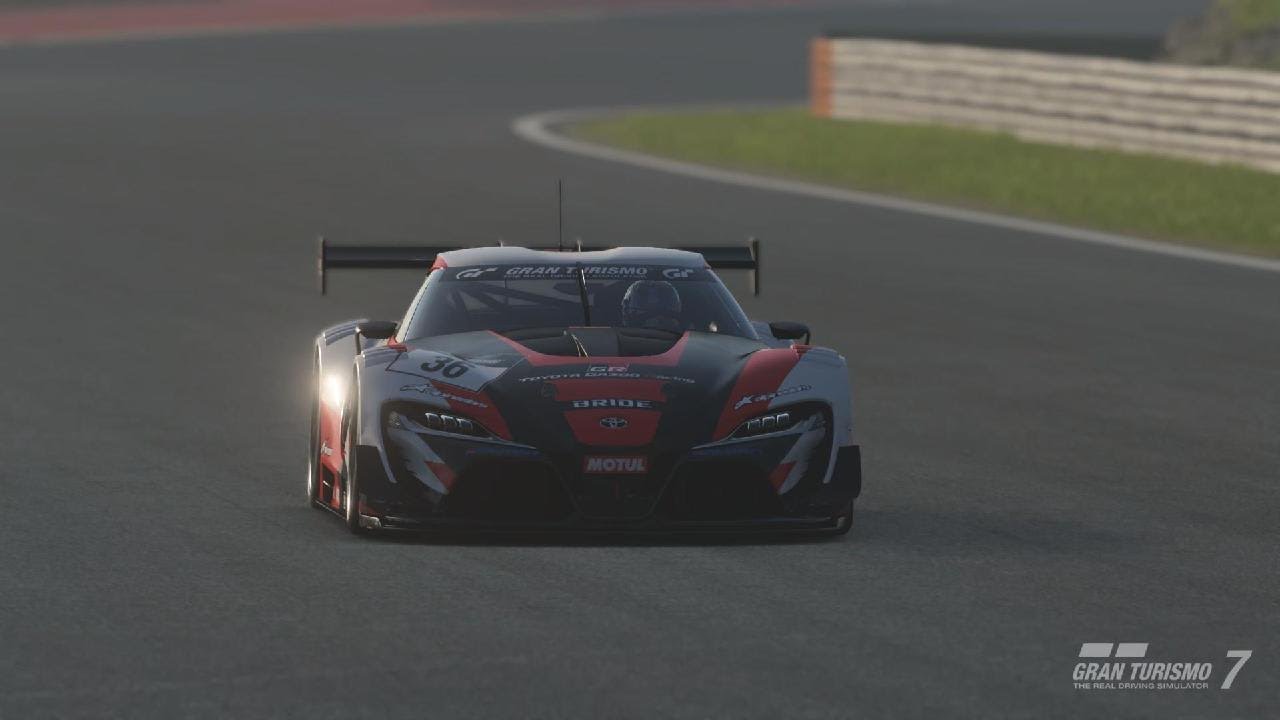 グランツーリスモ 7よりドラゴントレイル(シーサイドの逆走)を走るFT-1(Gr3)🏁🚗🎮🏆