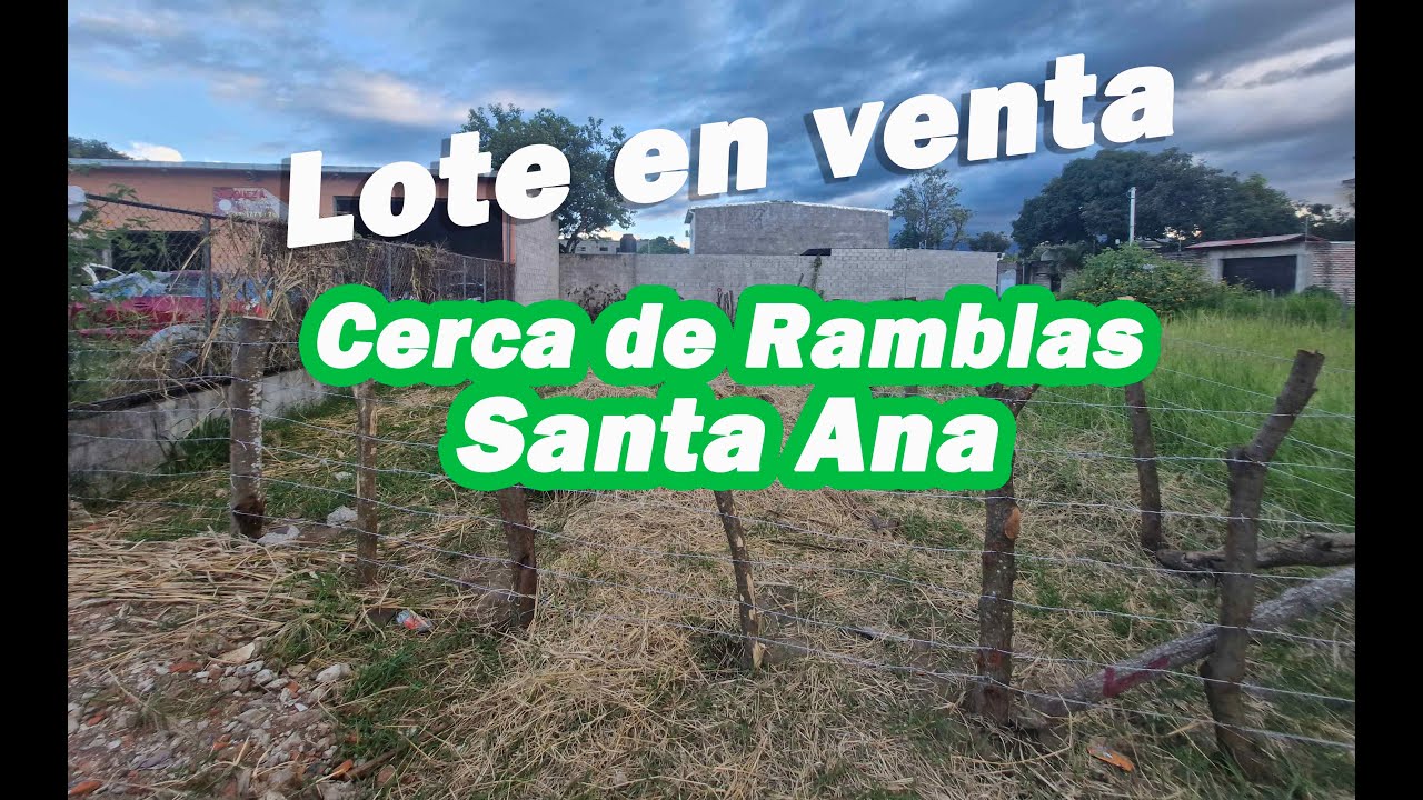 Lote en venta cerca de Ramblas Santa Ana