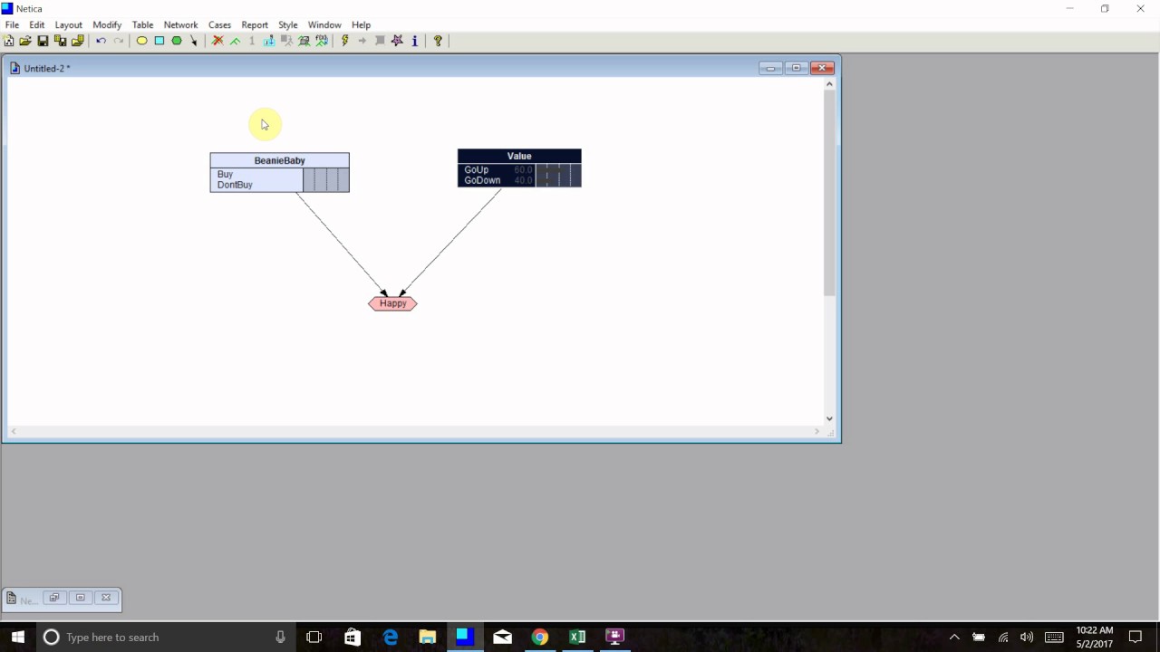 Decision Net in Netica