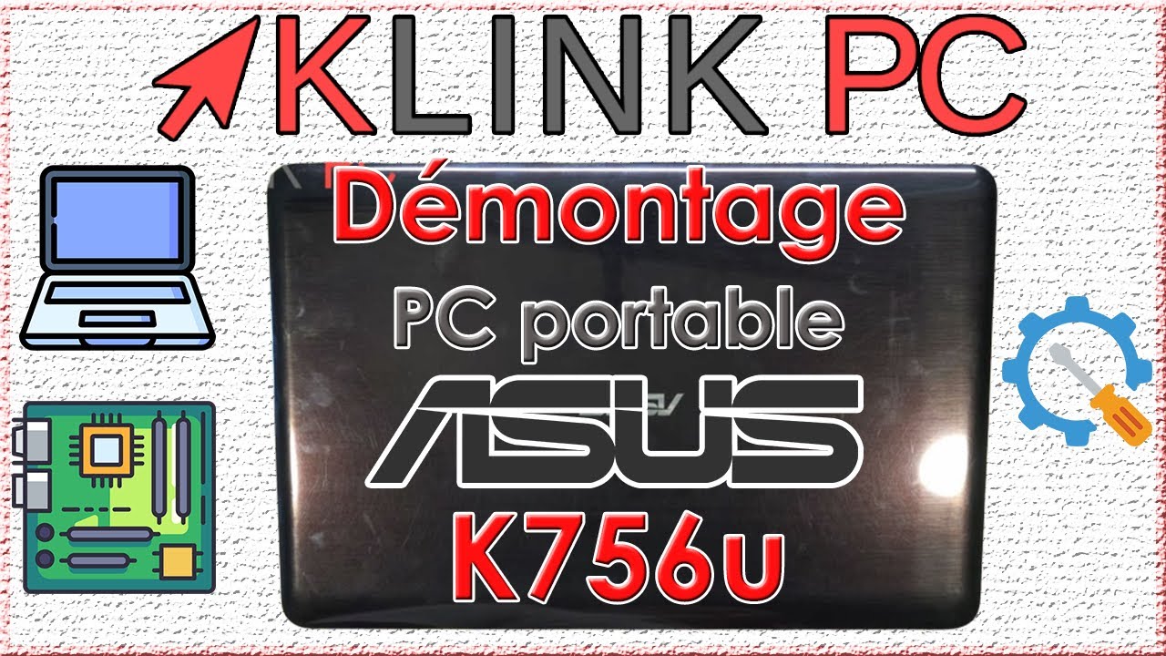 Как разобрать ноутбук Asus K756u