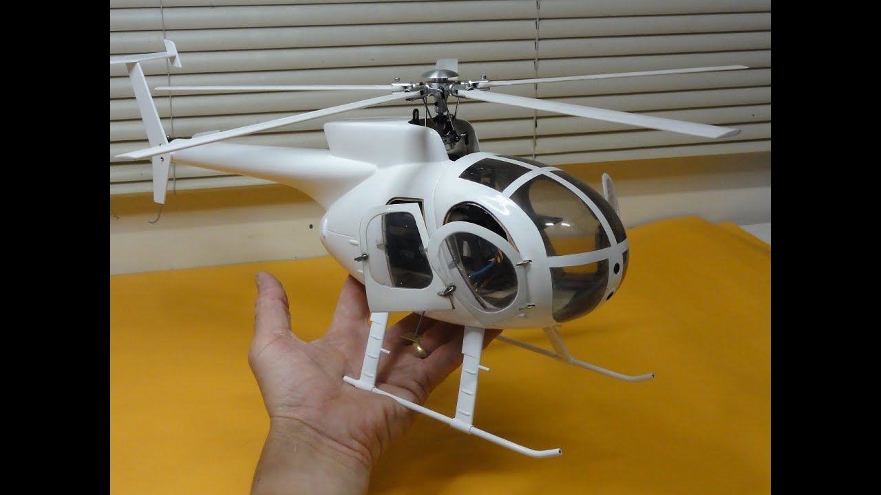 Micro Scale Hughes MD500-D (with T-Rex 250 Size) SUPER SCALE DETAILS