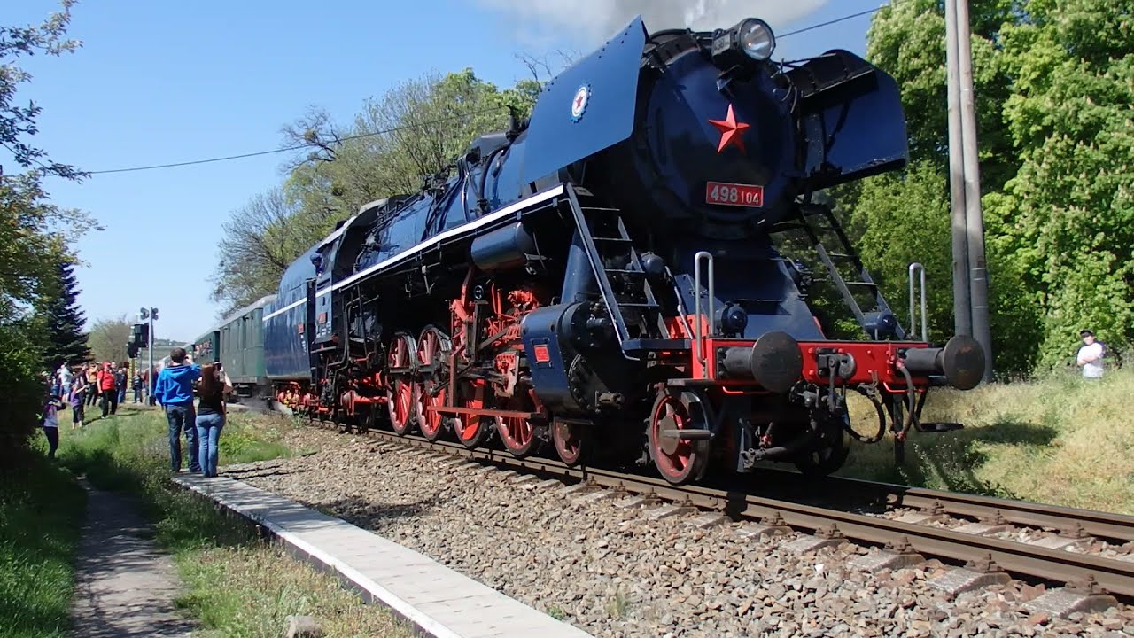 Parní vlak Albatros 498.104