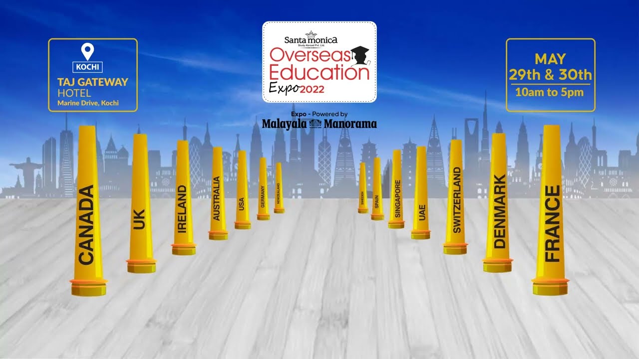 Global Education Fair 2022 Powered by Malayala Manorama | Santamonica Study Abroad