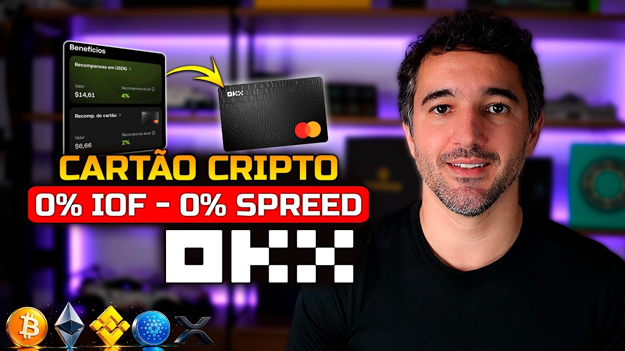 O MELHOR CART&Atilde;O CRIPTO | SEM IOF e 0% TAXA [OKX PAY]
