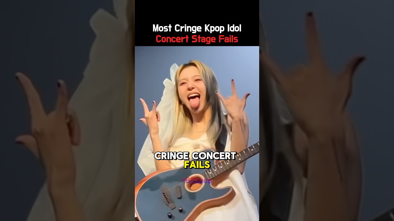 When Kpop idols face their ADORABLE concert fails #kpop #kpopidol #kpopedit #shorts
