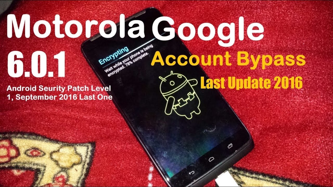 Motorola XT1254 DROID Turbo FRP GOOGLE ACCOUNT
