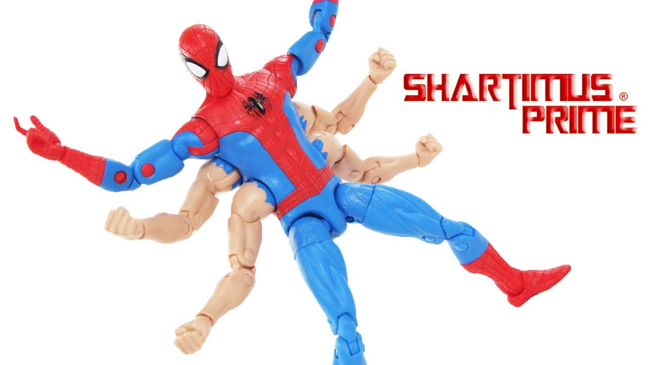 Marvel Legends Six Arm Spider-Man Kingpin BAF 2019 Wave Hasbro Action Figure Review