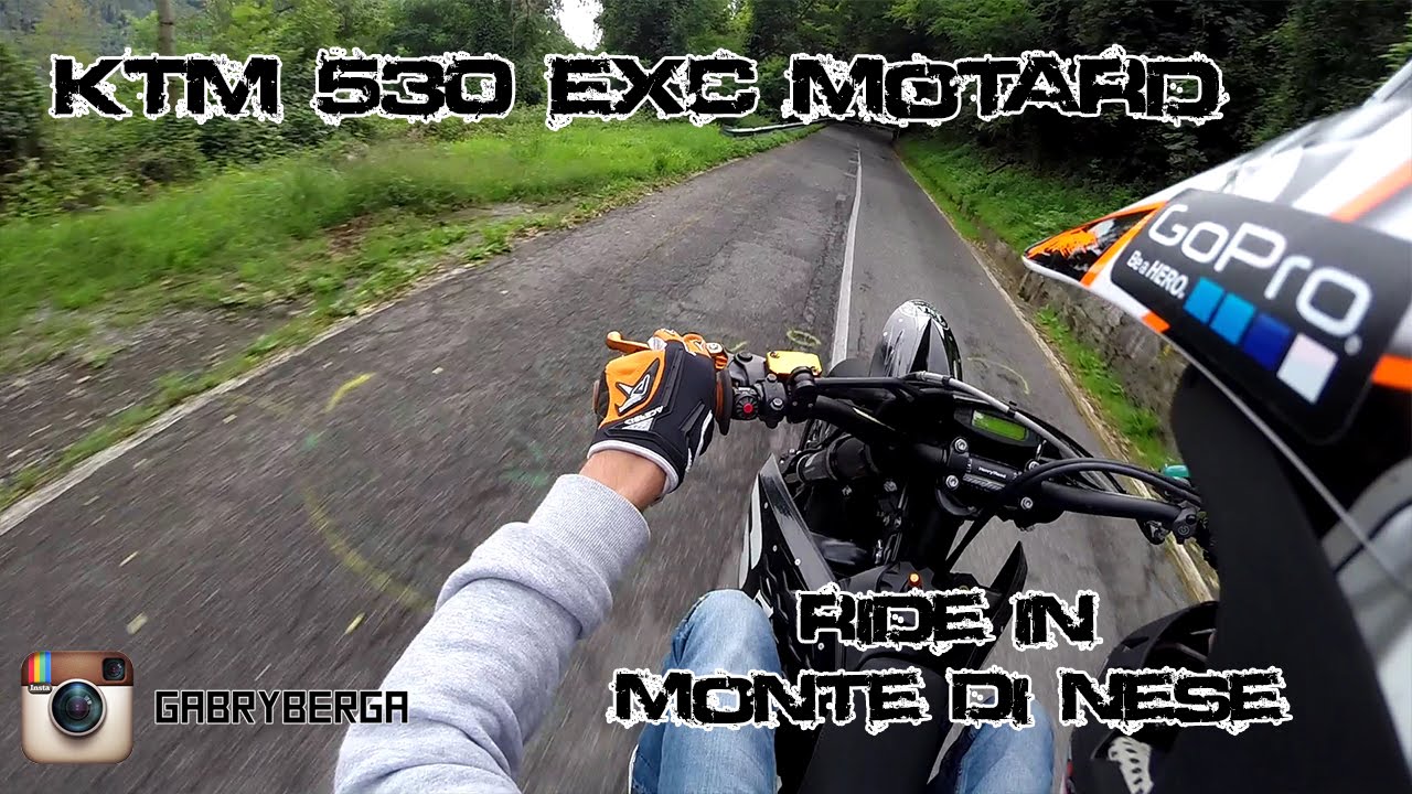 KTM 530 EXC Motard - Ride in Monte di Nese BG