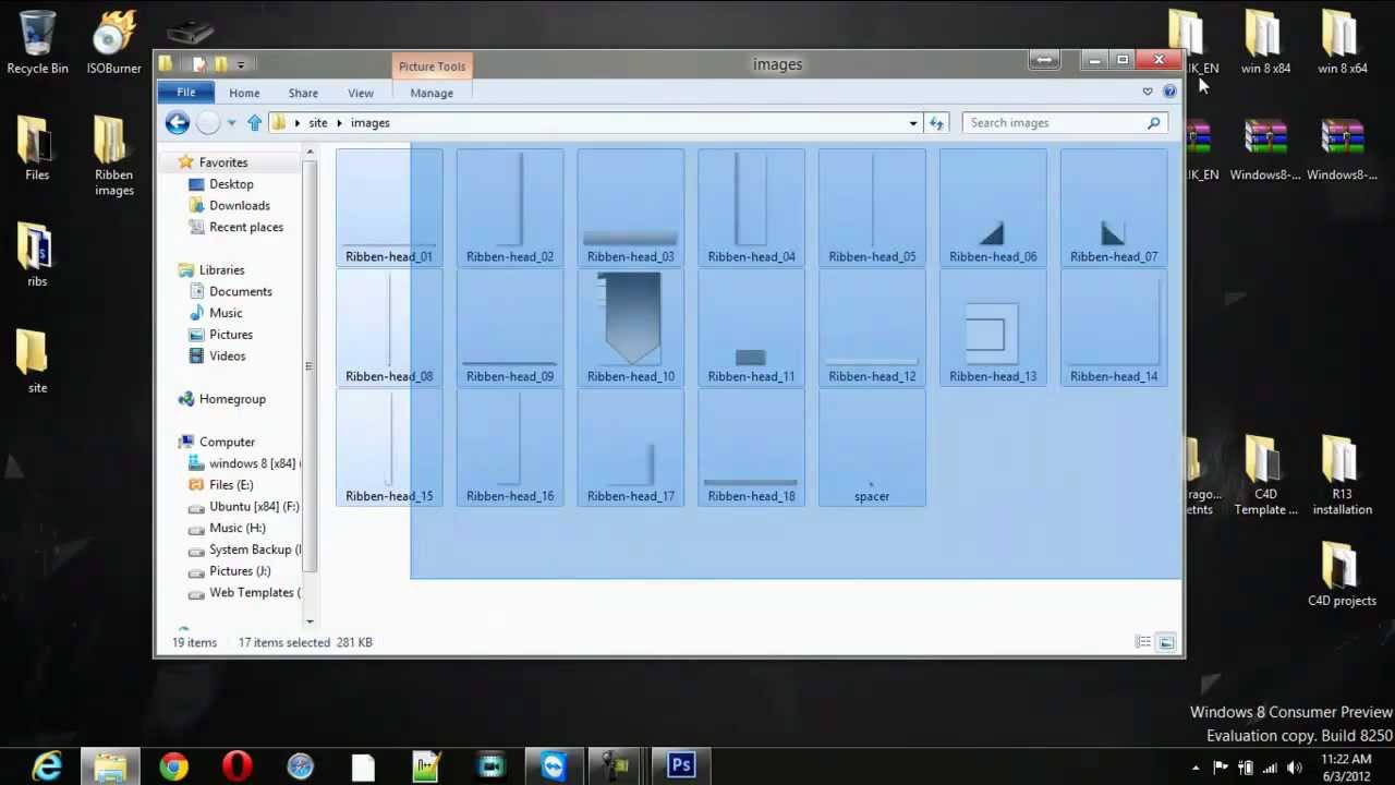 Exporting PSD Template Files To HTML Photoshop CS6 [iCore Tutorials]