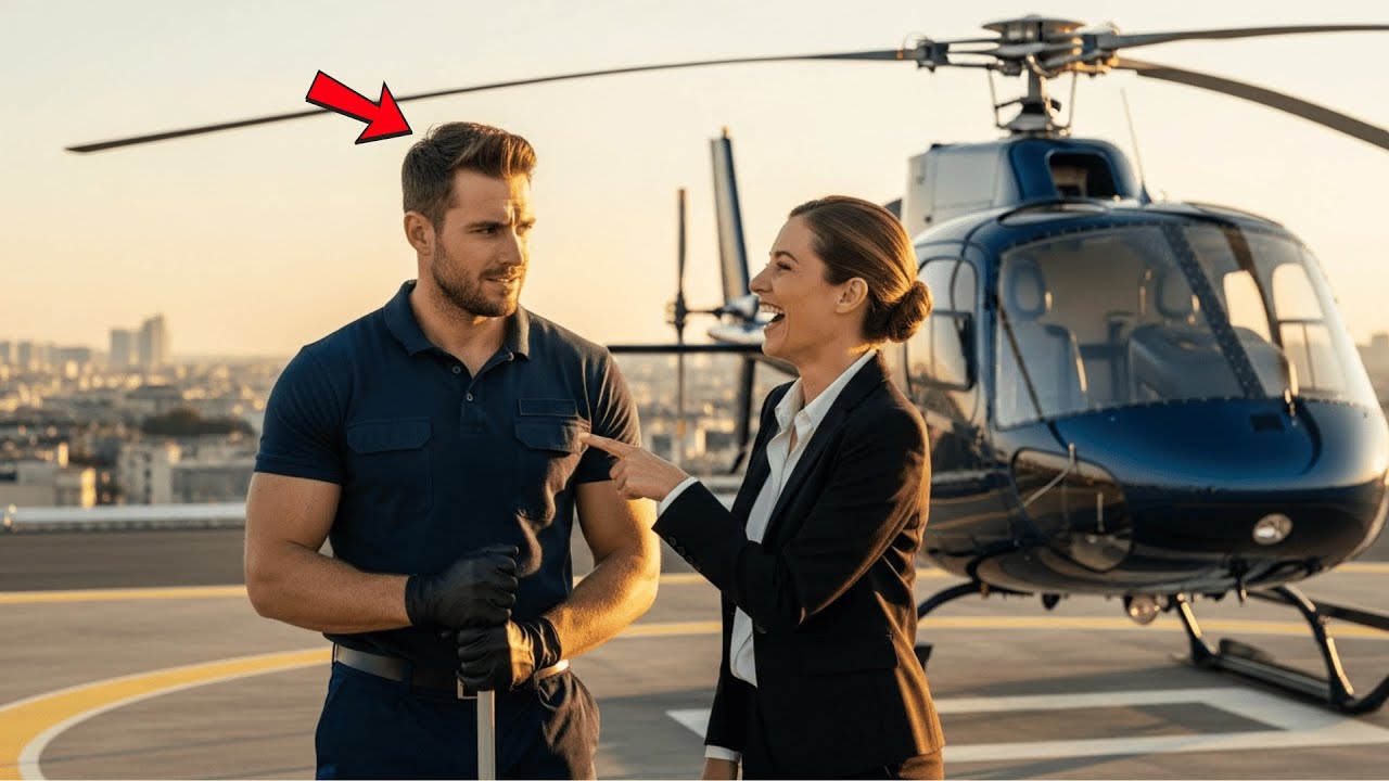 “Pilote Cet Hélicoptère Et Je T’épouserai”, Se Moqua La CEO Du Concierge — Mais Son Secret La Choqua