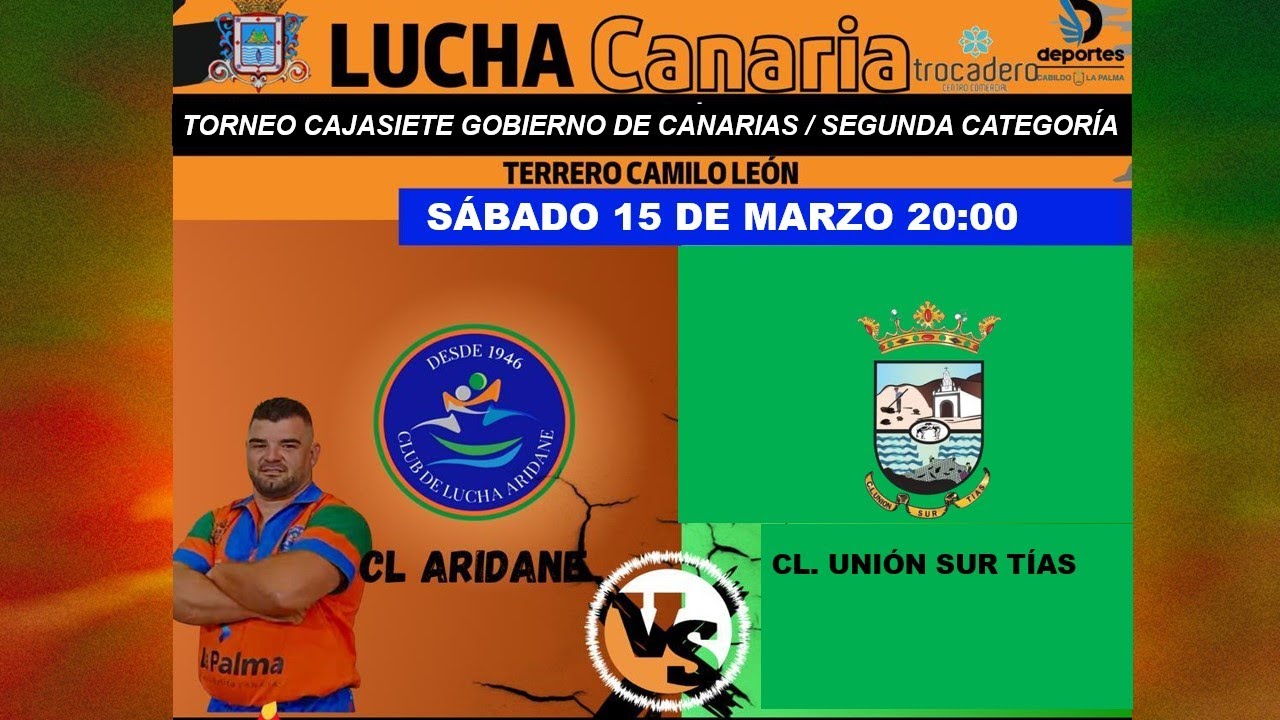 DIRECTO| 15-03-25-CL. ARIDANE - CL. UNIÓN SUR TÍAS -TORNEO CAJASIETE GOBIERNO DE CANARIAS DE SEGUNDA