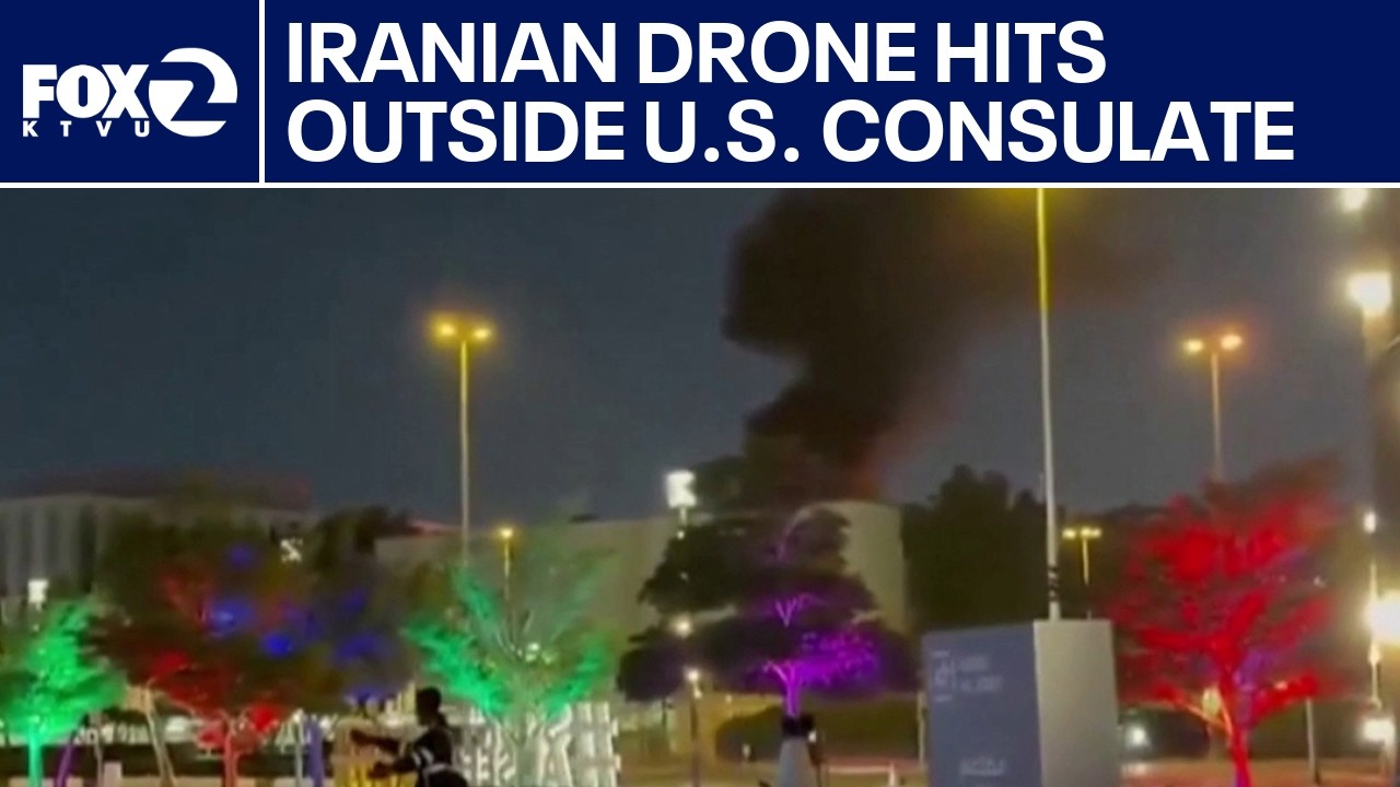 Iranian drone hits outside U.S. consulate | KTVU