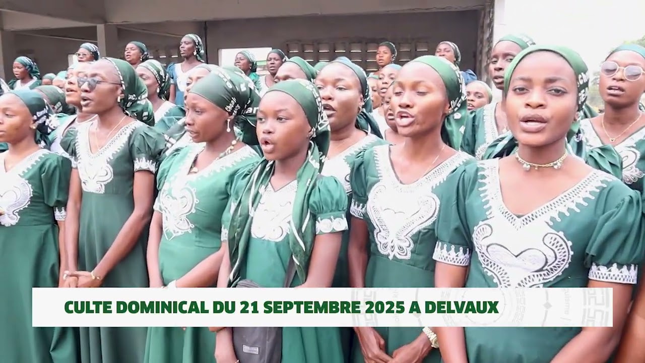 CULTE DOMINICAL DU 21 SEPTEMBRE 2025 A DELVAUX