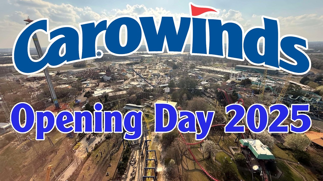 День открытия Carowinds 2025 с легендой