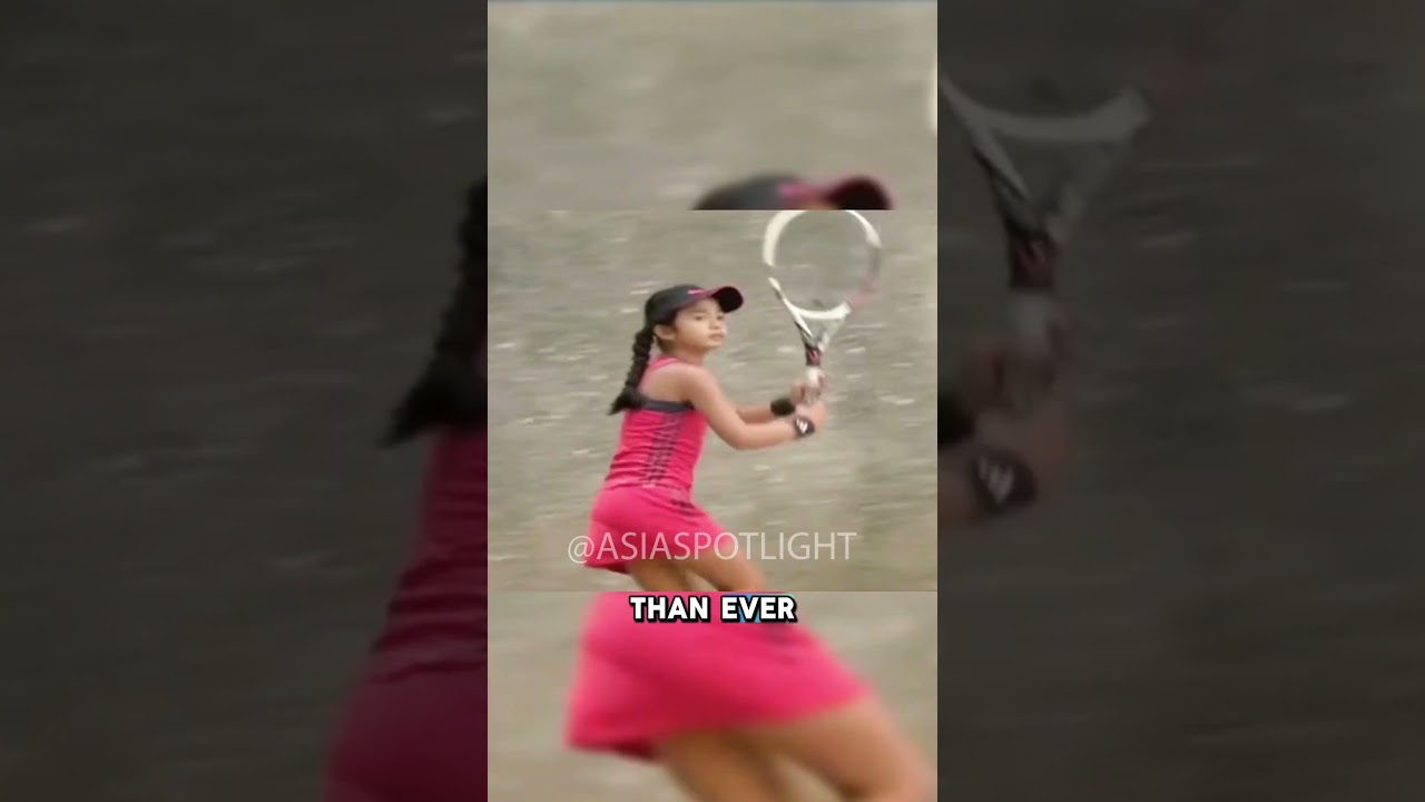 YOUNG ALEX EALA RARE FOOTAGE! #alexeala #tennis #miamiopen #philippines #world #hardwork #dedication
