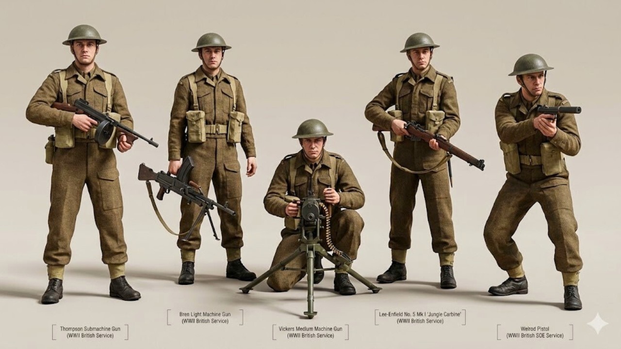 Все виды британского пехотного оружия времен Второй мировой войны &ndash; рейтинг и описание.