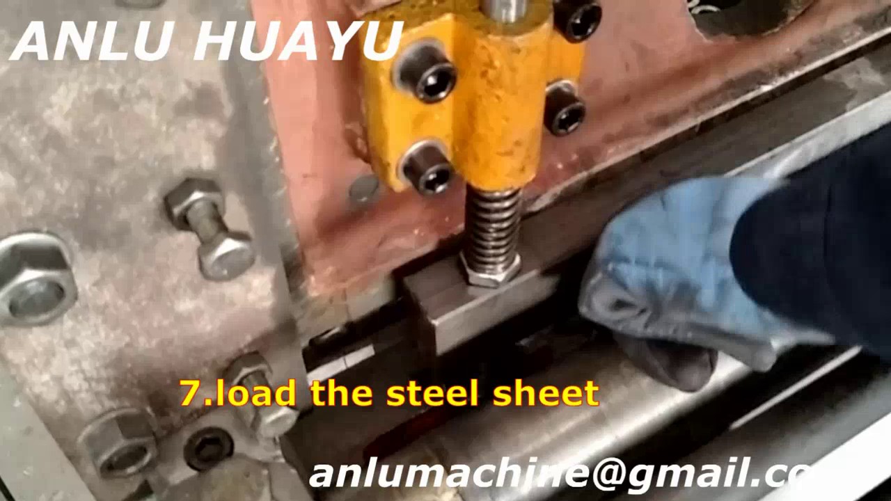 JQ25-16 expanded metal mesh machine regulation demonstration
