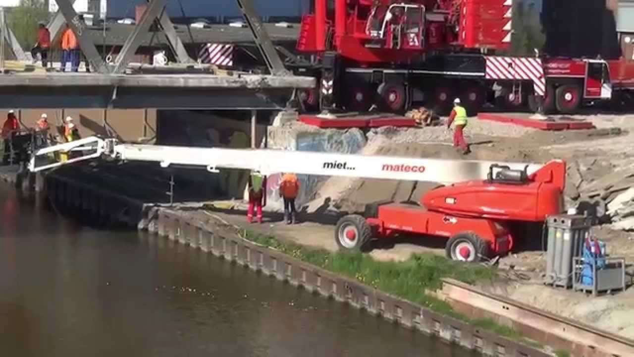Brückenabriss - Schillerbrücke Münster Brücken Abriss