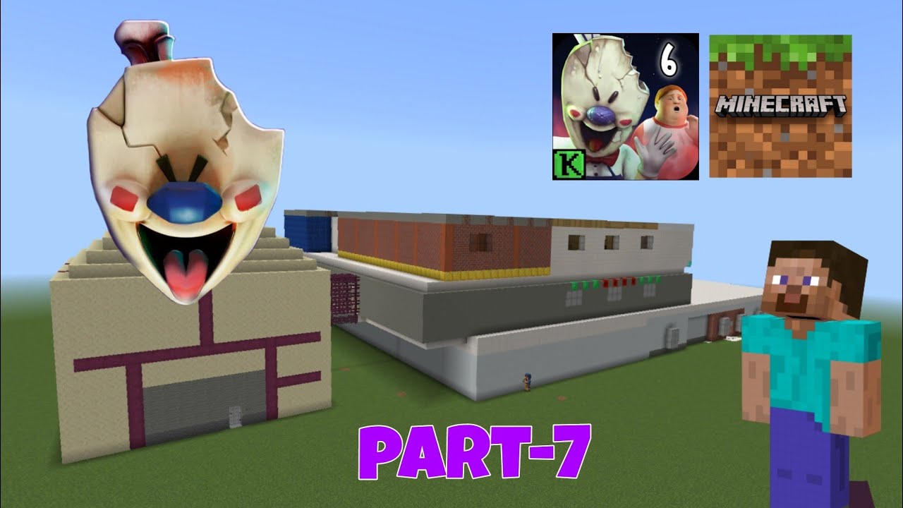 ice cream 4,5,6,7 road factory in minecraft part-7