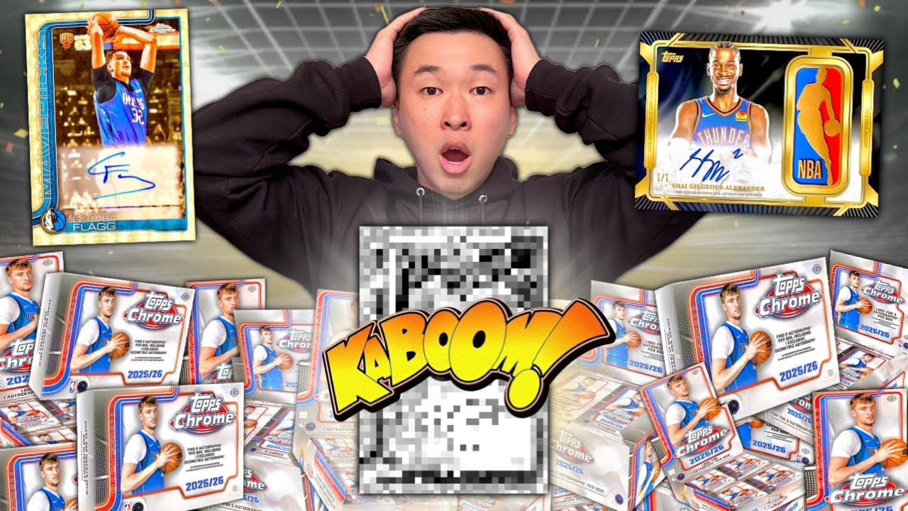 Opening the new Topps Chrome Basketball until I pull a MONSTER HIT (BEST OPENING EVER)! 😱🔥