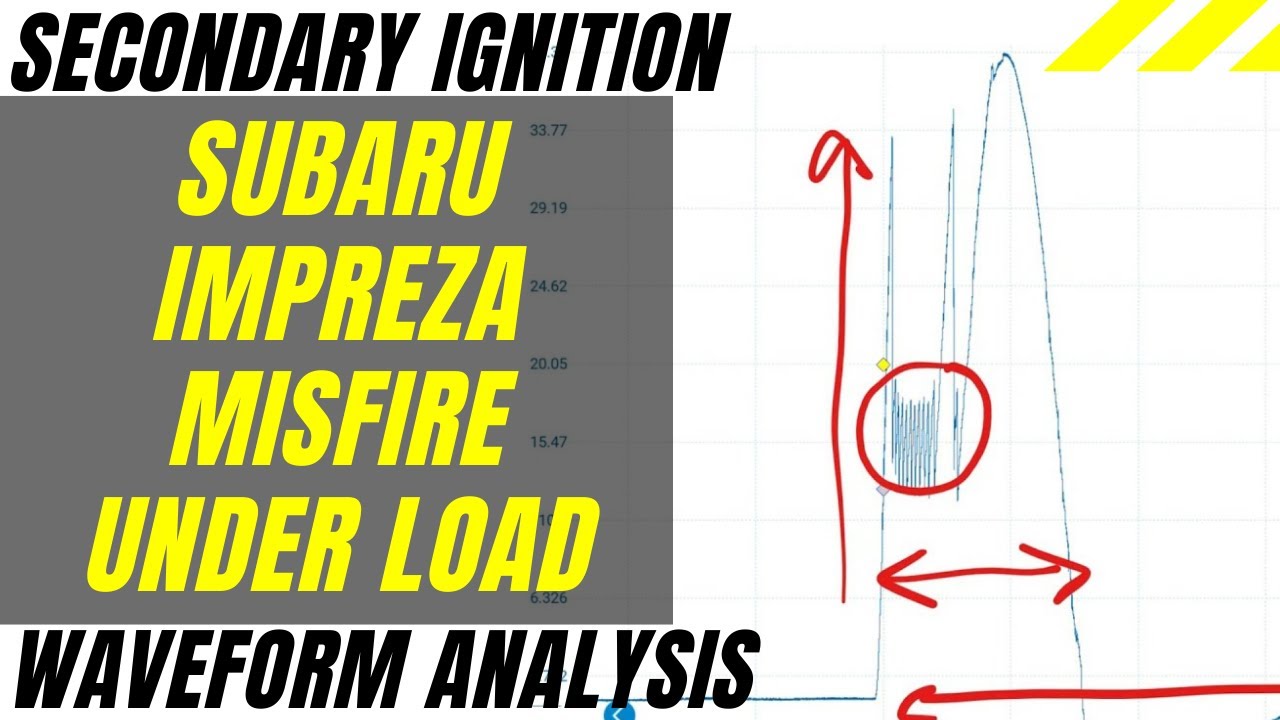 Subaru Impreza intermittent misfire under load - Secondary ignition waveform analysis with Pico
