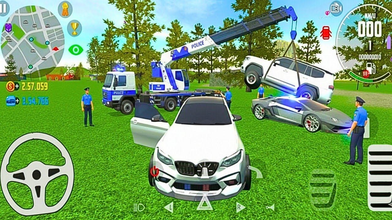 Мой автомобиль Lexus конфискован полицией с помощью крана 😯😈 || Геймплей Car Simulator 2