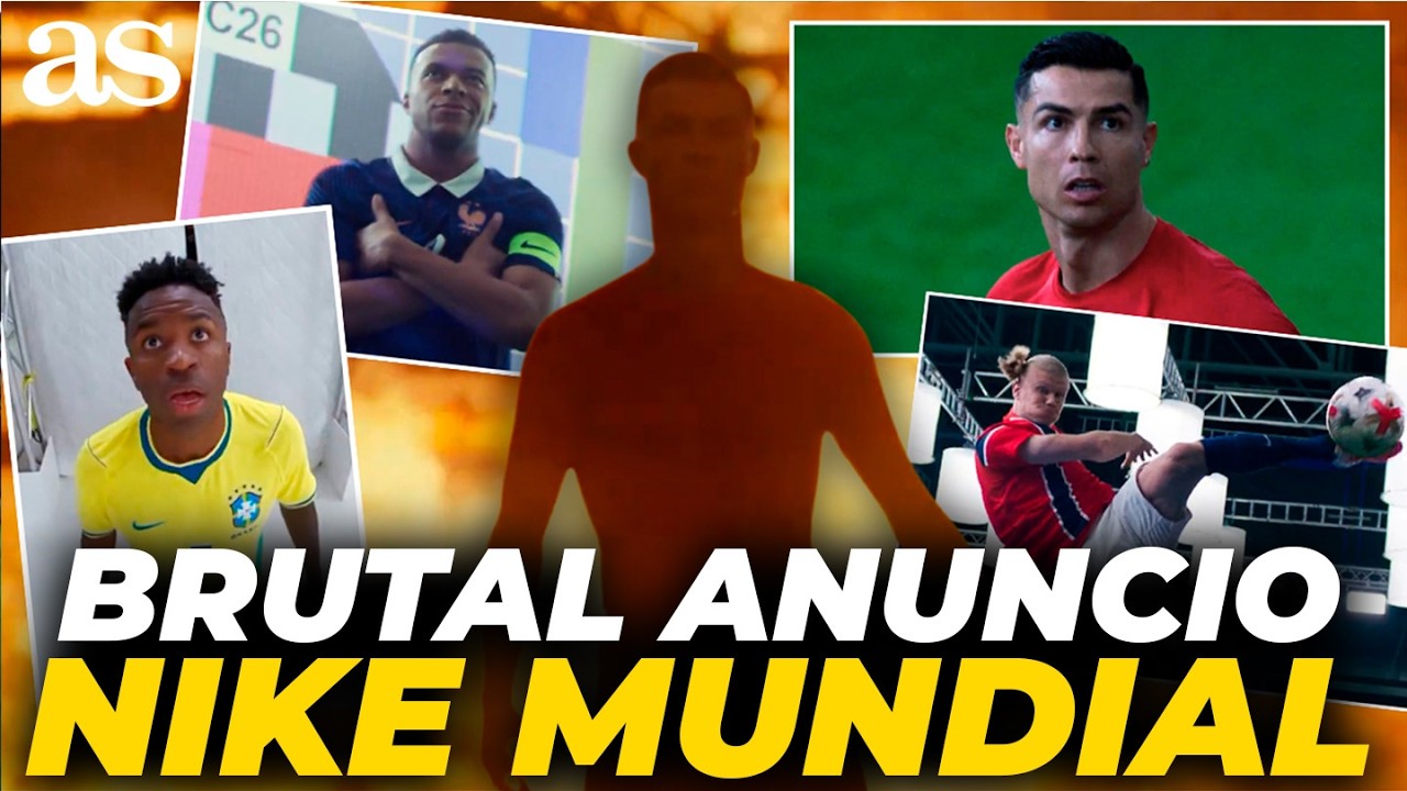 CRISTIANO RONALDO,  MBAPP&Eacute; y VIN&Iacute;CIUS JR protagonizan el BESTIAL anuncio de NIKE | MUNDIAL 2026