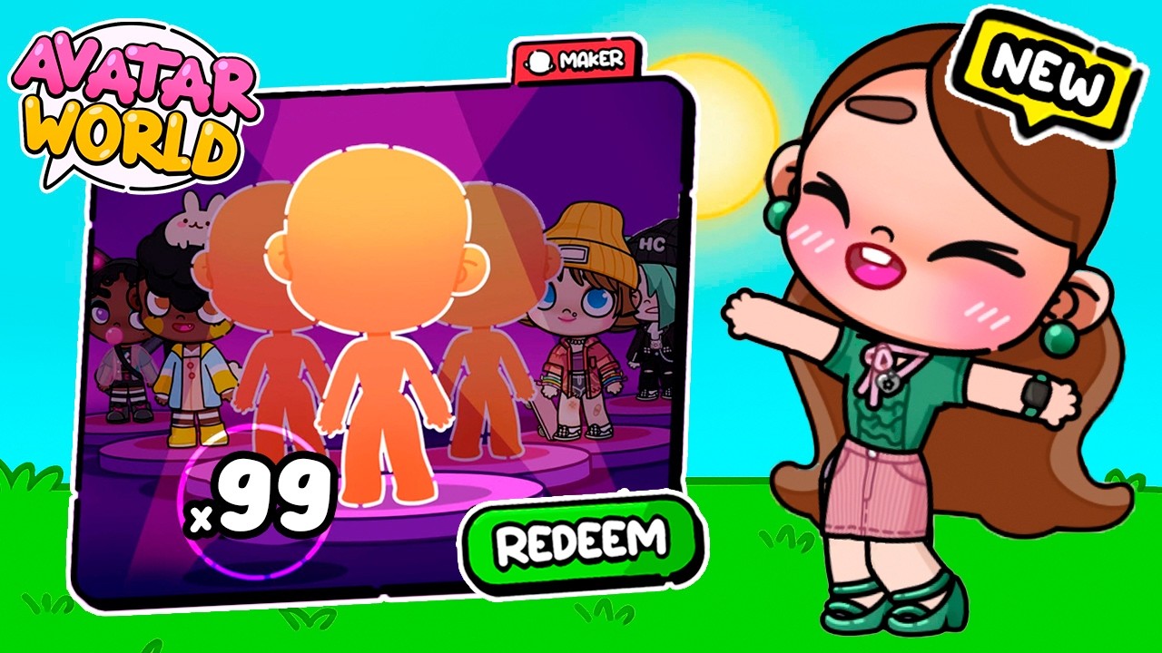 Desbloquea 100+ PERSONAJES GRATIS *Nuevos Secreto* en Avatar World | Sol Games