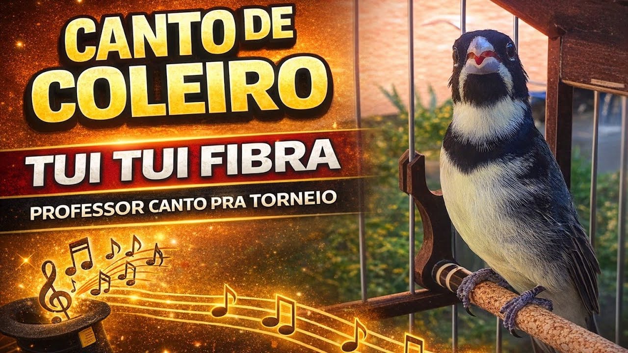 CANTO DE COLEIRO TUI TUI FIBRA PROFESSOR CANTO PRA TORNEIO 